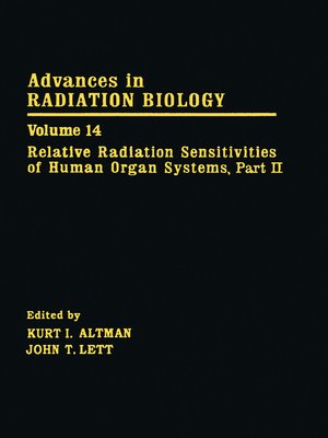 cover image of Advances in Radiation Biology V14
